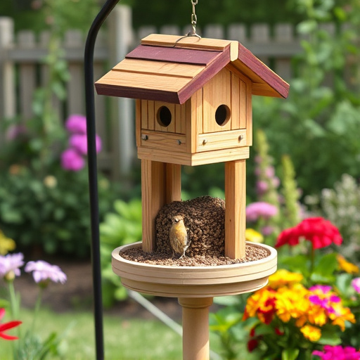 Whole peanuts in mesh bird feeder