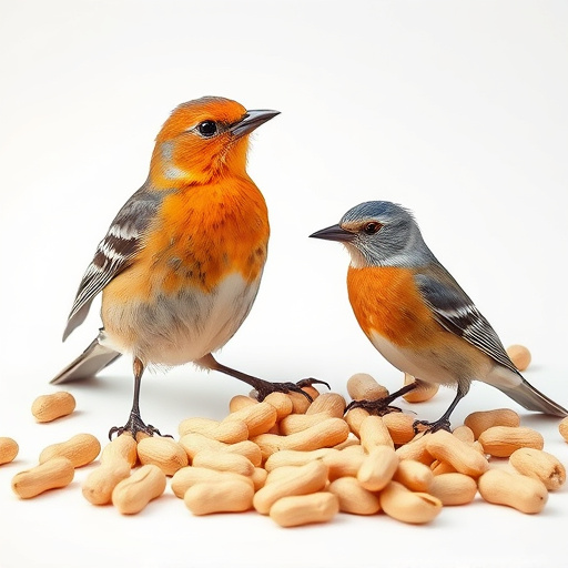 Attract Garden Birds with Strategically Dispersed 25kg Peanuts