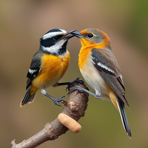 Whole peanuts in mesh bird feeder