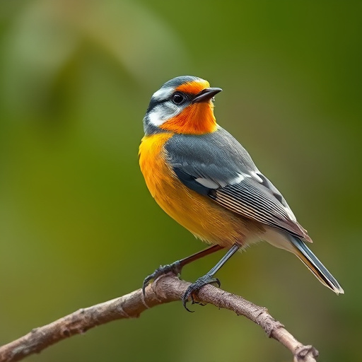 Wild birds pecking at fresh seeds