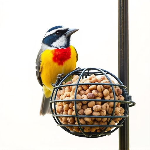 Enhance Bird Safety with Optimal Metal Fat Ball Feeder