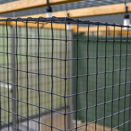 Wire mesh feeder deterring large birds