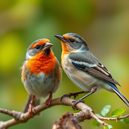 Wrens feeding on fat balls
