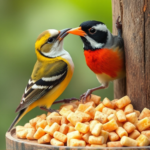Bag of premium suet pellets for birds