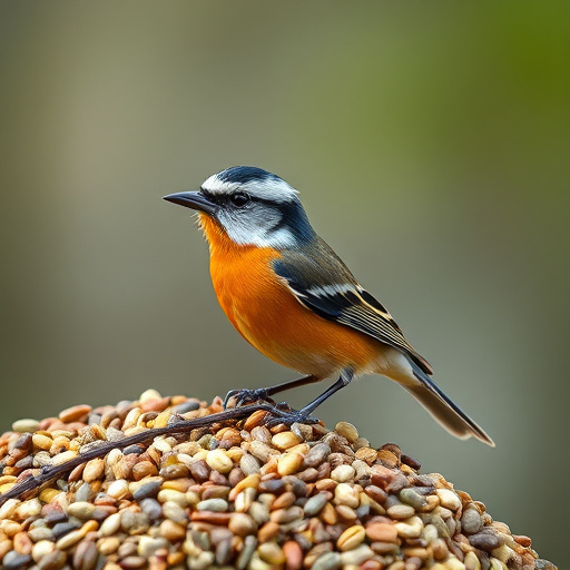 Bags of mixed bird seed varieties