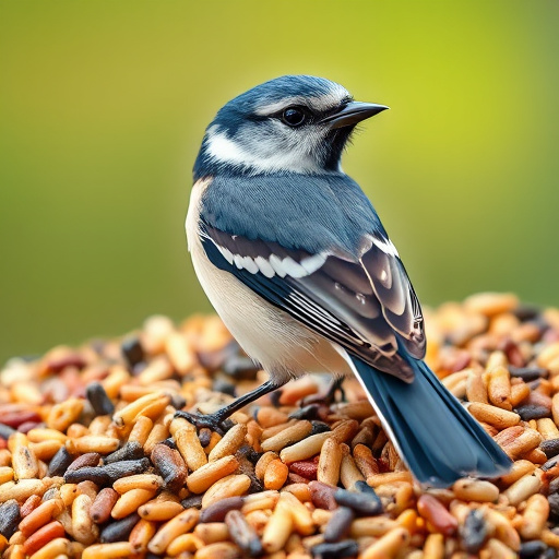 Bags of mixed bird seed varieties