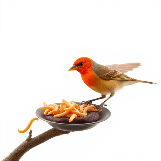 Nourish Wild Birds with Live Mealworms: A Natural Feast