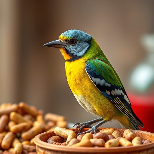 Bird food box left at front door