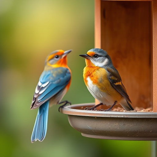 Bird food box left at front door