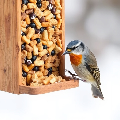 Bulk suet pellets ready for feeders