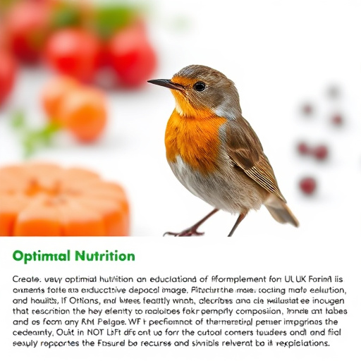 Close-up of robin near mealworm tray