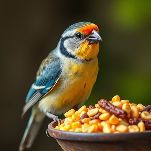 Dehydrated insects for wild birds