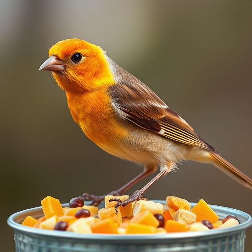 Dried mealworms in small bowl