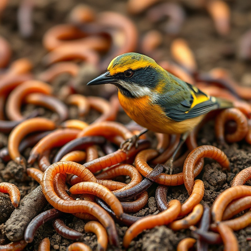 Mealworms Nourish Garden Birds: A Natural Delight