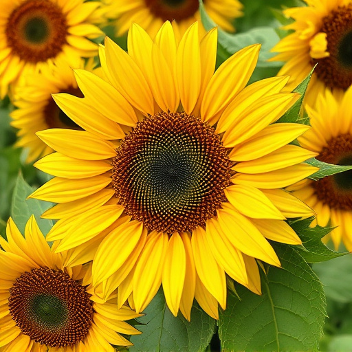 Garden feeder filled with sunflower hearts