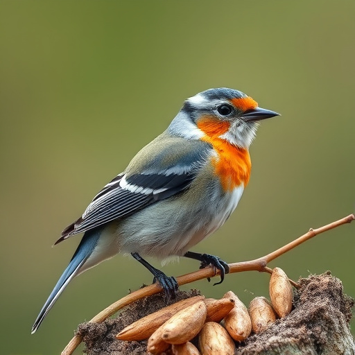Selection of bird foods on garden table