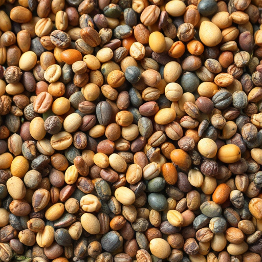 Selection of bird foods on garden table