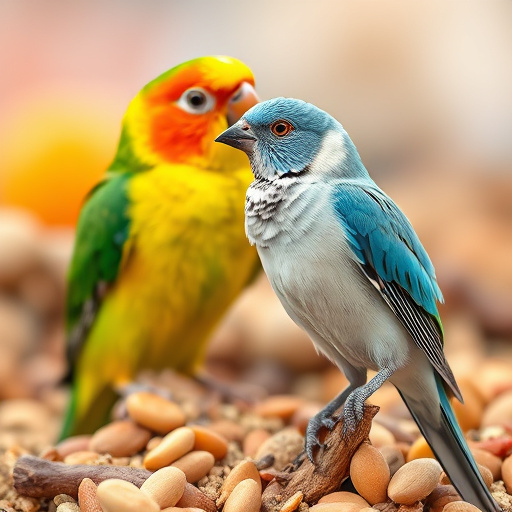 UK delivery box with bird seed label
