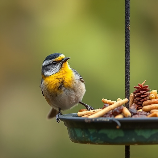 UK delivery box with bird seed label