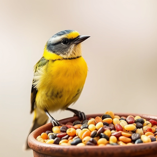 UK delivery box with bird seed label
