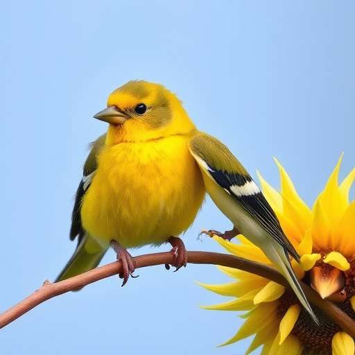 Birds feeding on sunflower hearts feeder