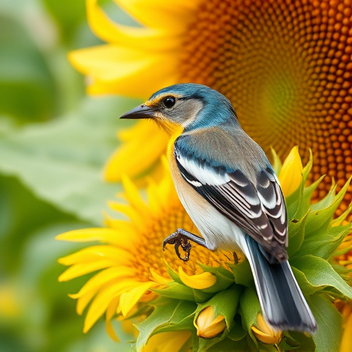 Birds feeding on sunflower hearts feeder