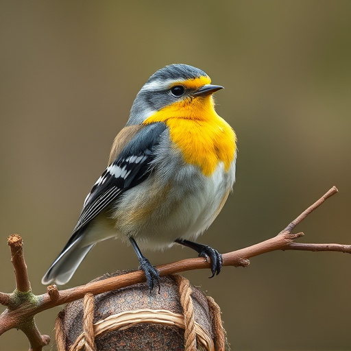 Close-up of labelled bird feed packaging
