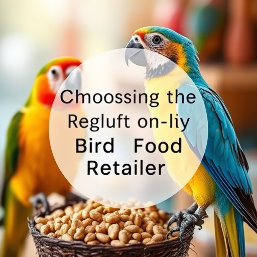 Eco-packaged bird feed on doorstep