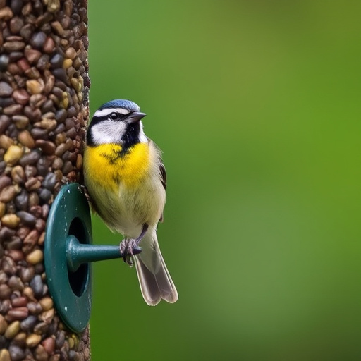 UK delivery box with bird seed label