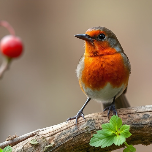 Crushed peanuts served for garden robins