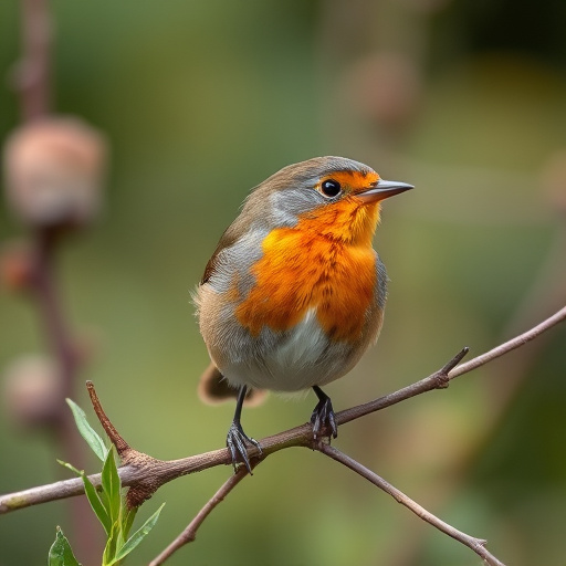 Fat balls placed near robin perch