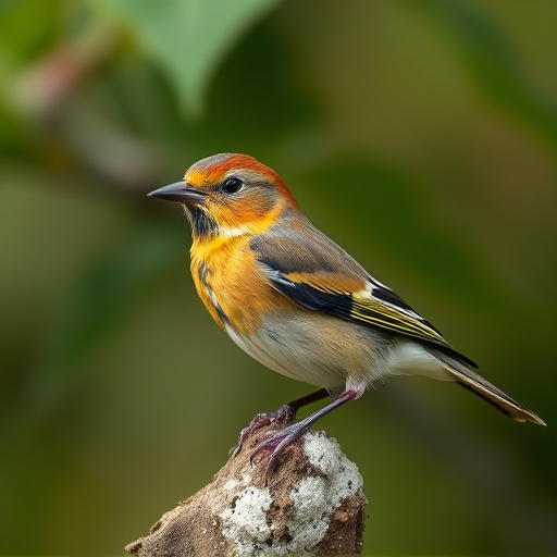 Garden birds sharing fat balls in feeder