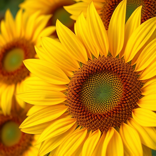 Garden table scattered with sunflower hearts