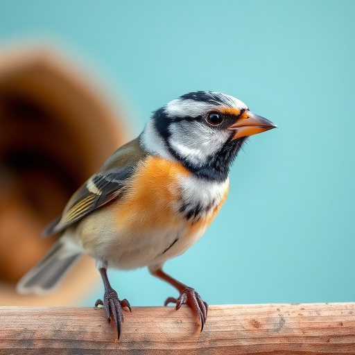 Mealworms served in low bird feeder