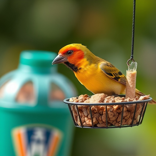 Postman delivering wild bird food parcel