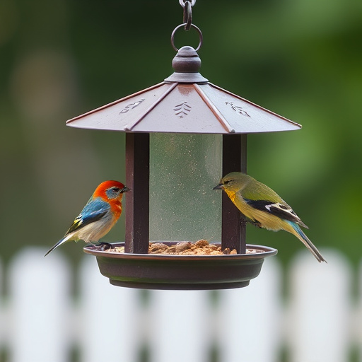 Postman delivering wild bird food parcel