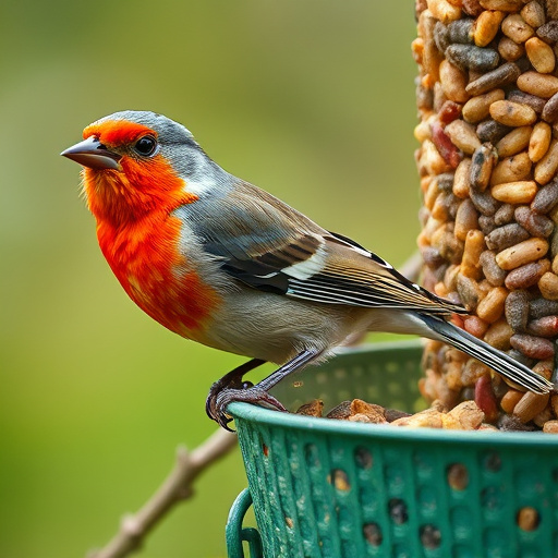 Seasonal bird feeding guide with UK birds
