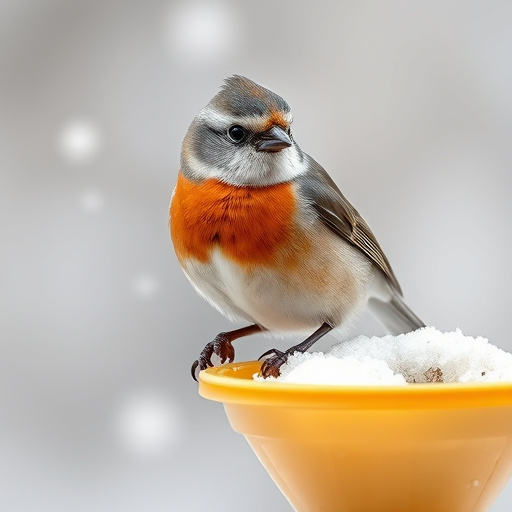 Selection of bird foods on garden table