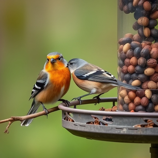 UK delivery box with bird seed label