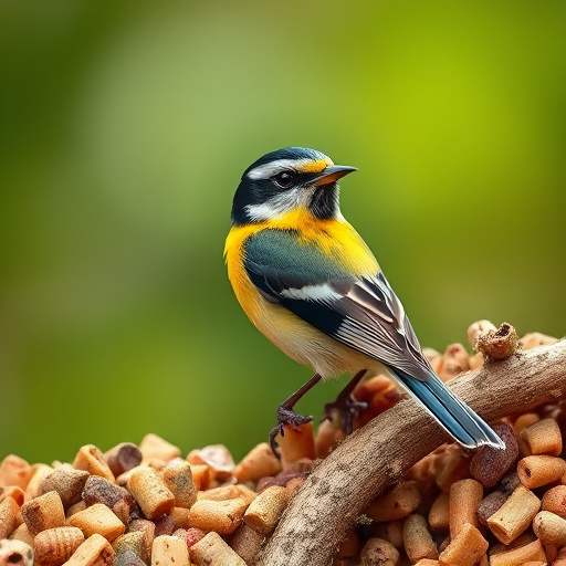 UK delivery box with bird seed label
