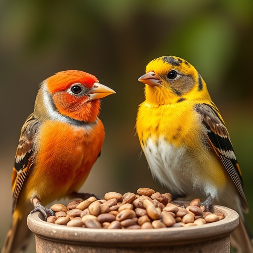 Bird food box left at front door