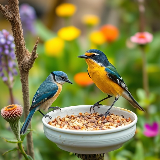 Bird food box left at front door