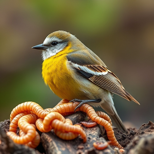 Bulk tub of mealworms for wild birds