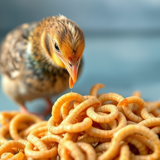 Clear bag of dried mealworms UK