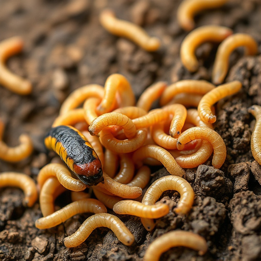 Clear bag of dried mealworms UK