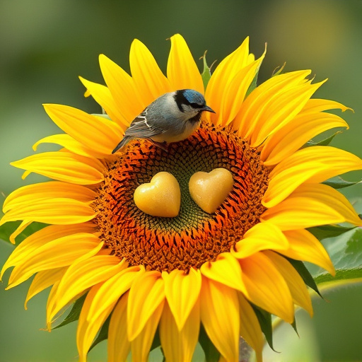 Clear bag of hulled sunflower hearts