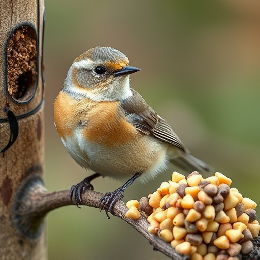 Close-up of bird seed texture UK