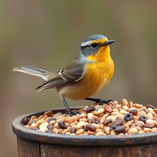 Close-up of bird seed texture UK