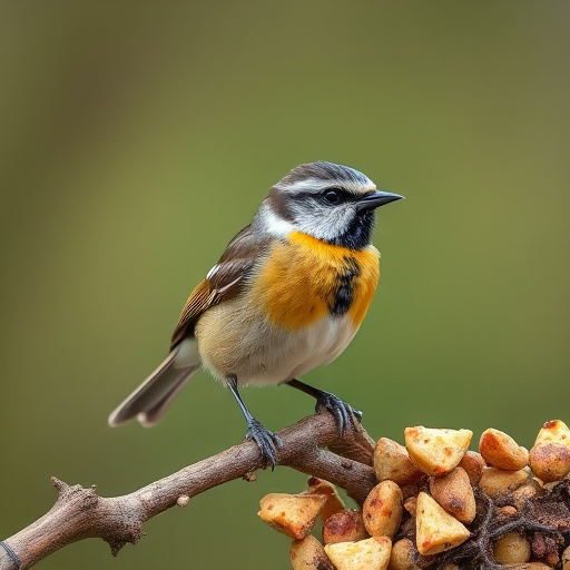 Close-up of bird seed texture UK