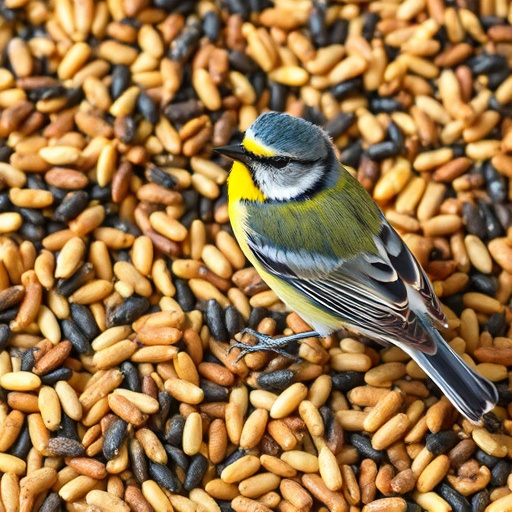 Close-up of sunflower hearts in scoop
